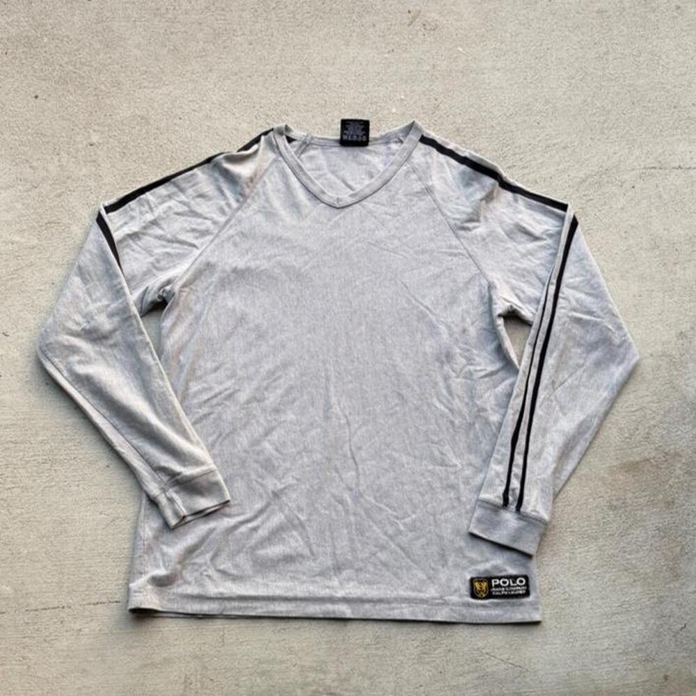 Polo ralph lauren Polo Jeans long sleeve grey striped shirt